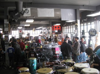 Stanton Moore Drum Set Clinic at Rhythm Traders